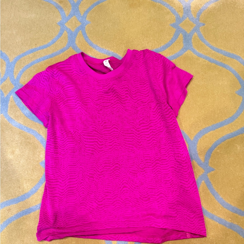 Lululemon Athletica Magenta Tee